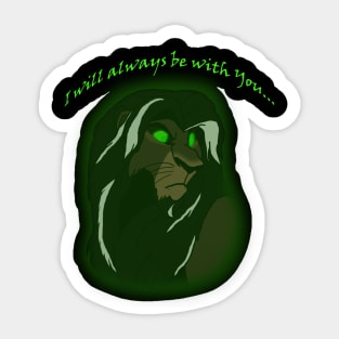 Ghost lion Sticker